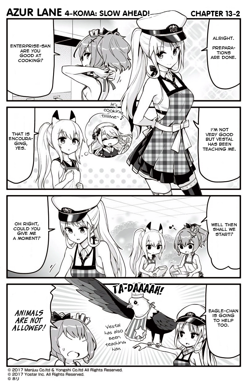 Azur Lane 4-Koma: Slow Ahead - Chapter 13