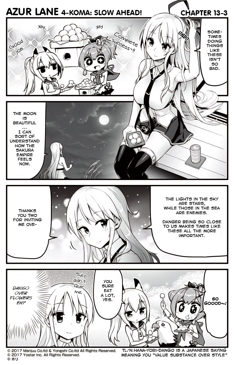 Azur Lane 4-Koma: Slow Ahead - Chapter 13