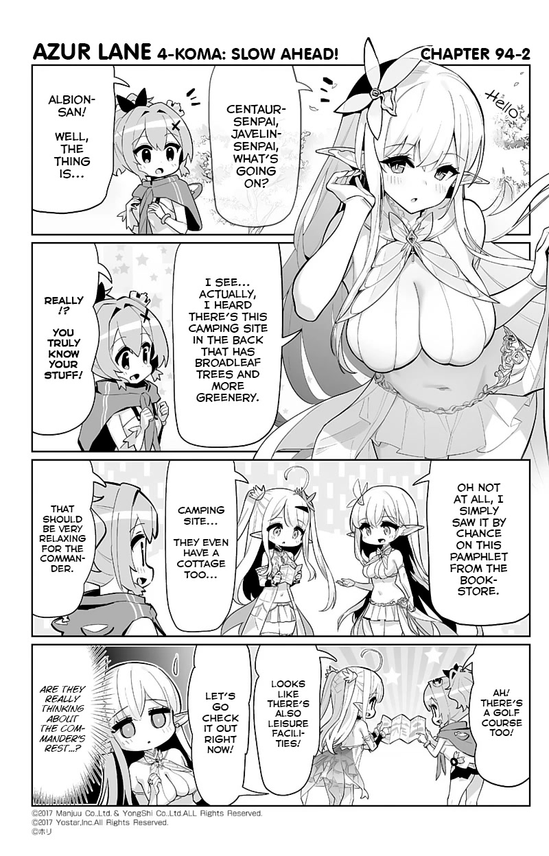 Azur Lane 4-Koma: Slow Ahead - Chapter 94