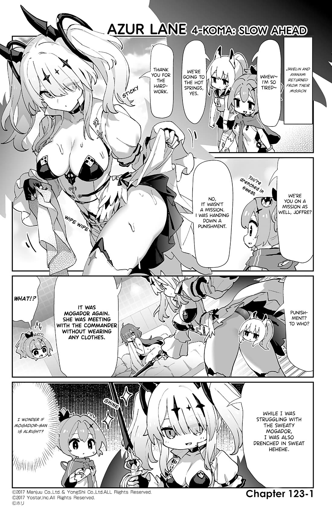 Azur Lane 4-Koma: Slow Ahead - Chapter 123: Joffre