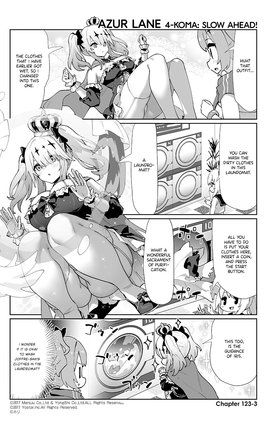 Azur Lane 4-Koma: Slow Ahead - Chapter 123: Joffre