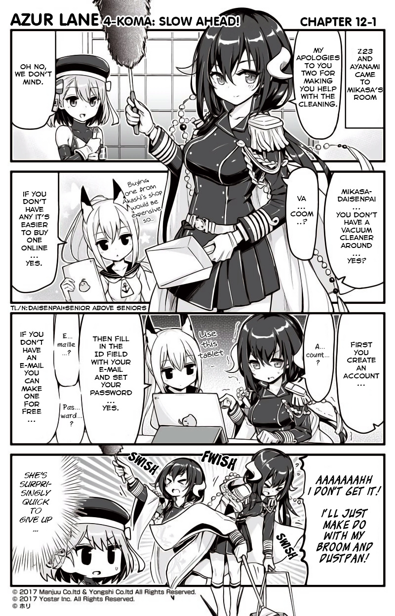 Azur Lane 4-Koma: Slow Ahead - Chapter 12