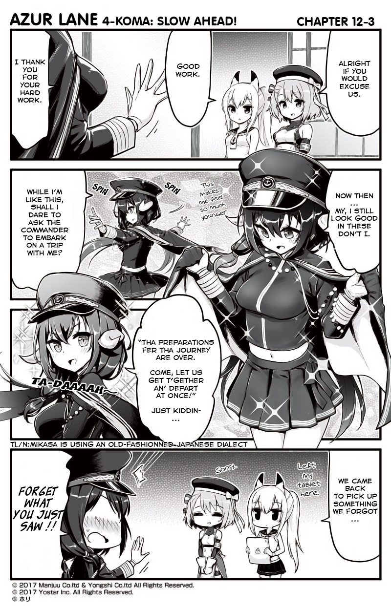 Azur Lane 4-Koma: Slow Ahead - Chapter 12