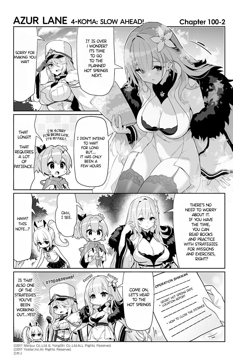 Azur Lane 4-Koma: Slow Ahead - Chapter 100