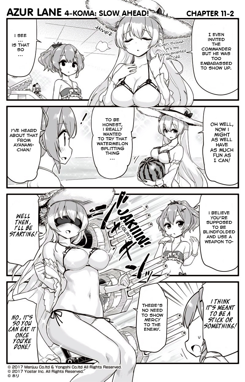 Azur Lane 4-Koma: Slow Ahead - Chapter 11