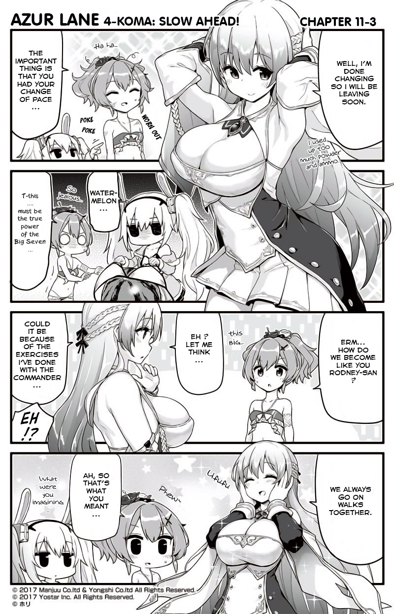 Azur Lane 4-Koma: Slow Ahead - Chapter 11