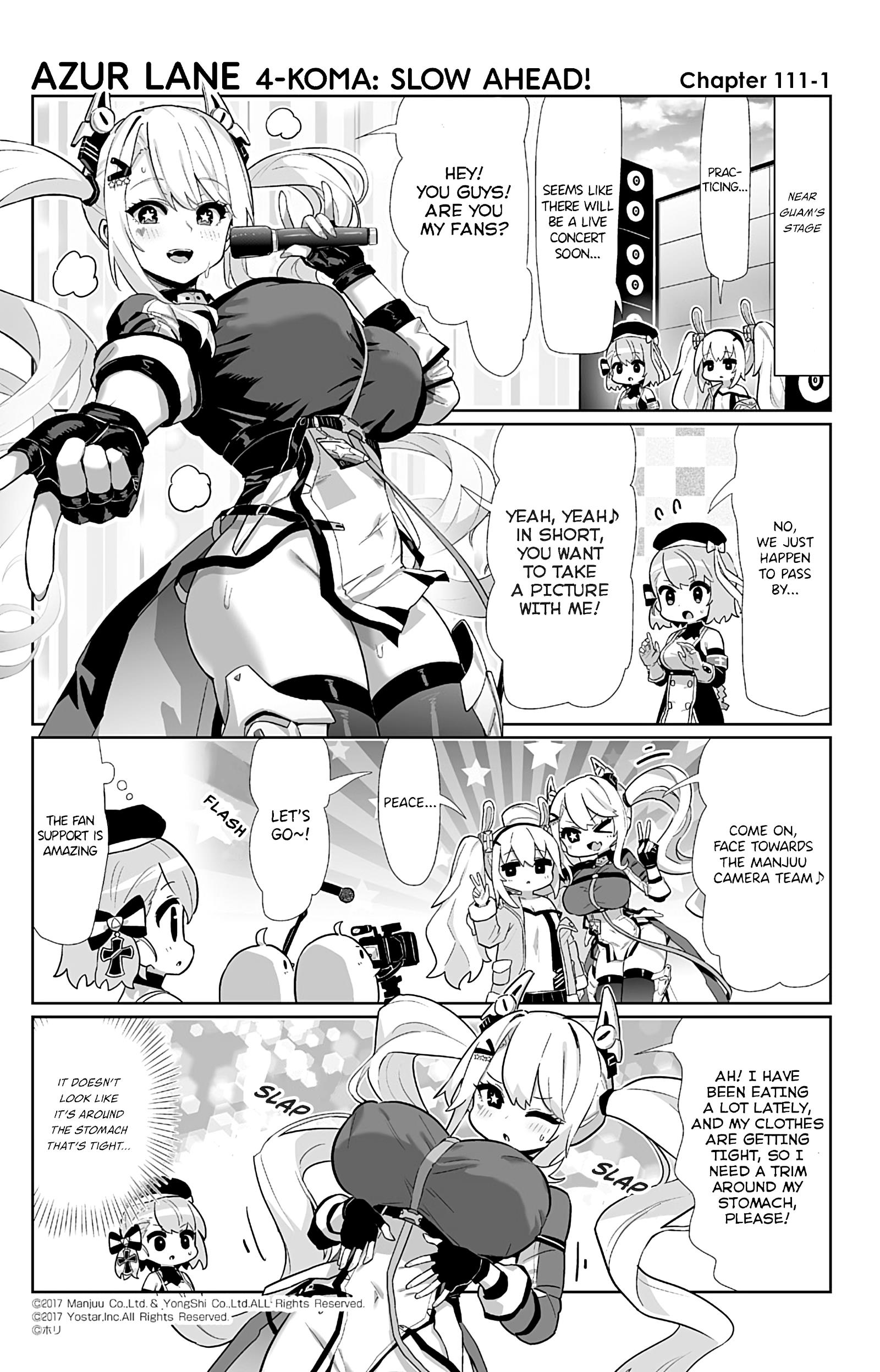 Azur Lane 4-Koma: Slow Ahead - Chapter 111: Guam