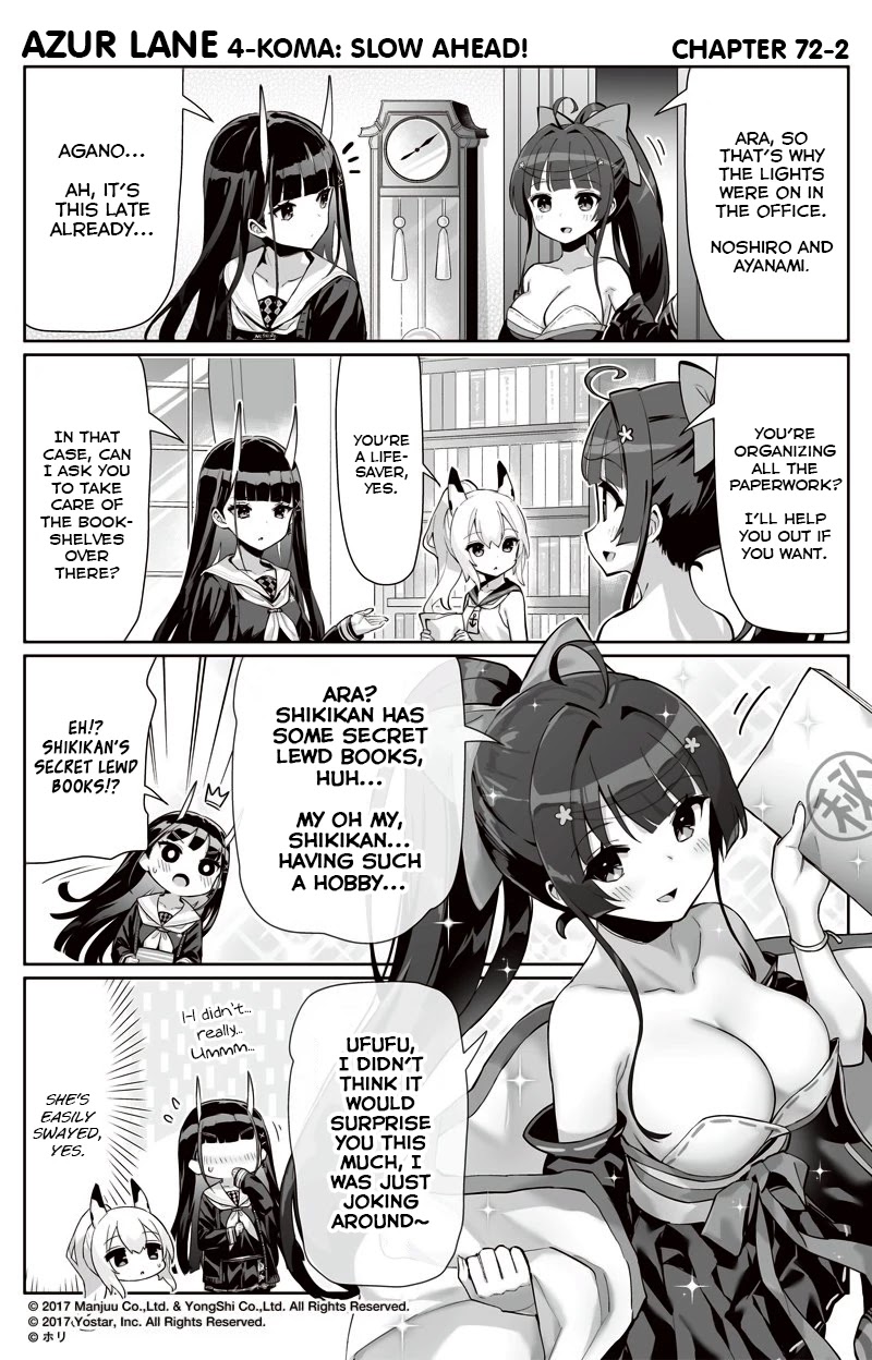 Azur Lane 4-Koma: Slow Ahead - Chapter 72