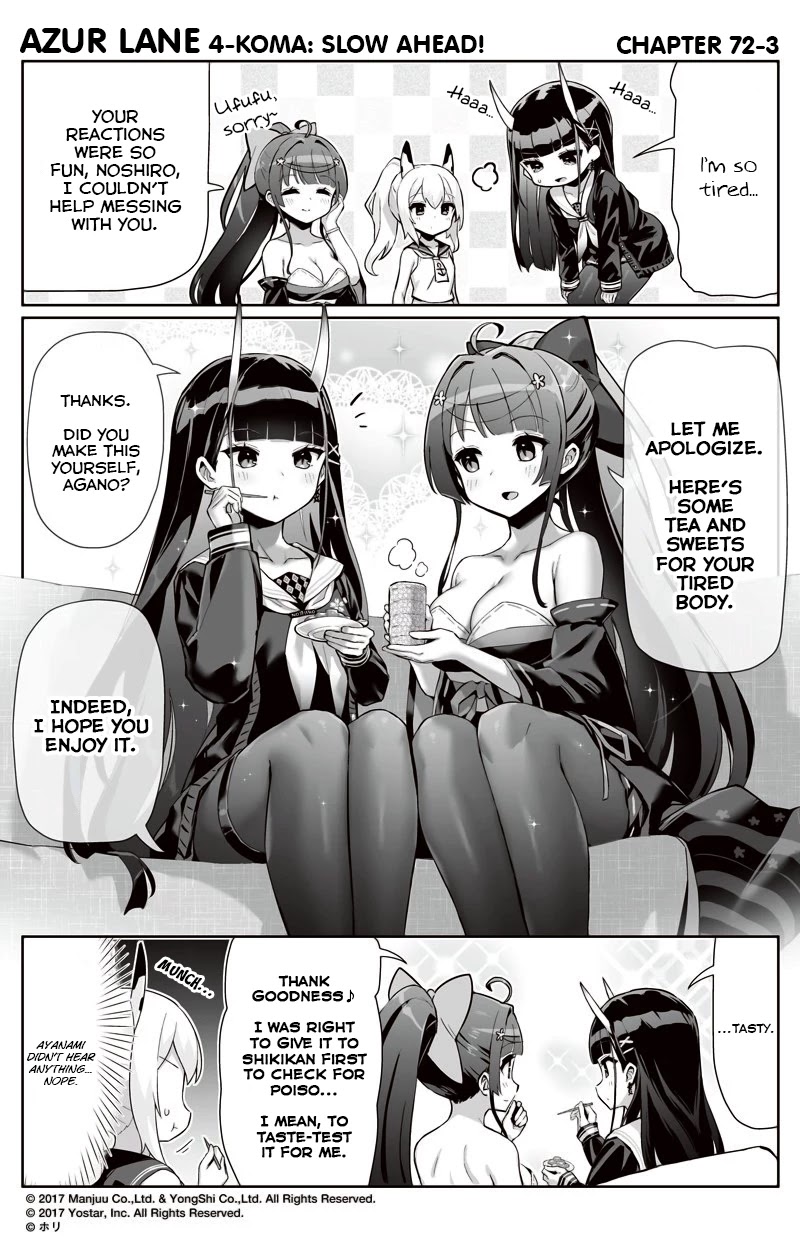 Azur Lane 4-Koma: Slow Ahead - Chapter 72