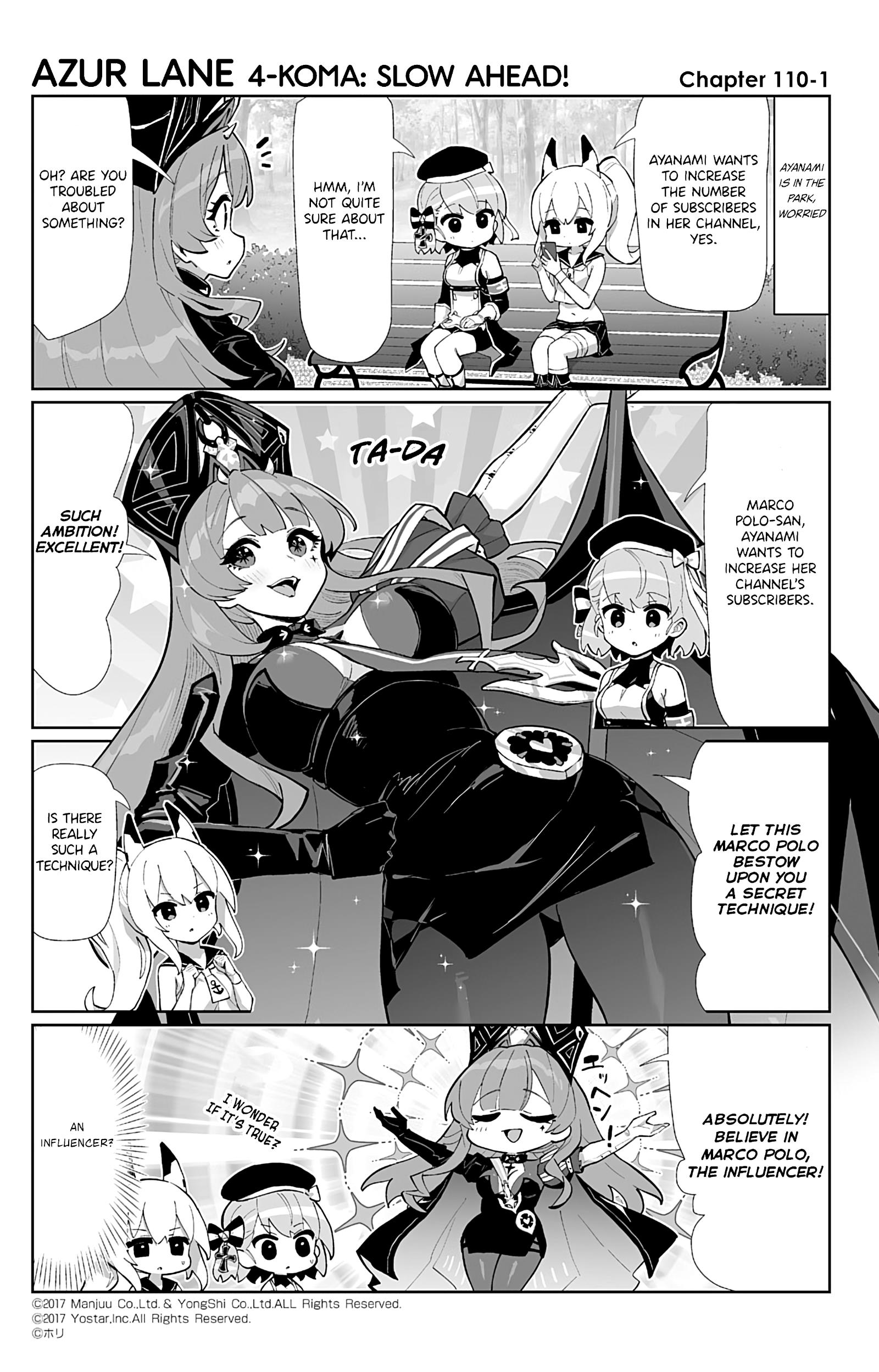 Azur Lane 4-Koma: Slow Ahead - Chapter 110: Marco Polo