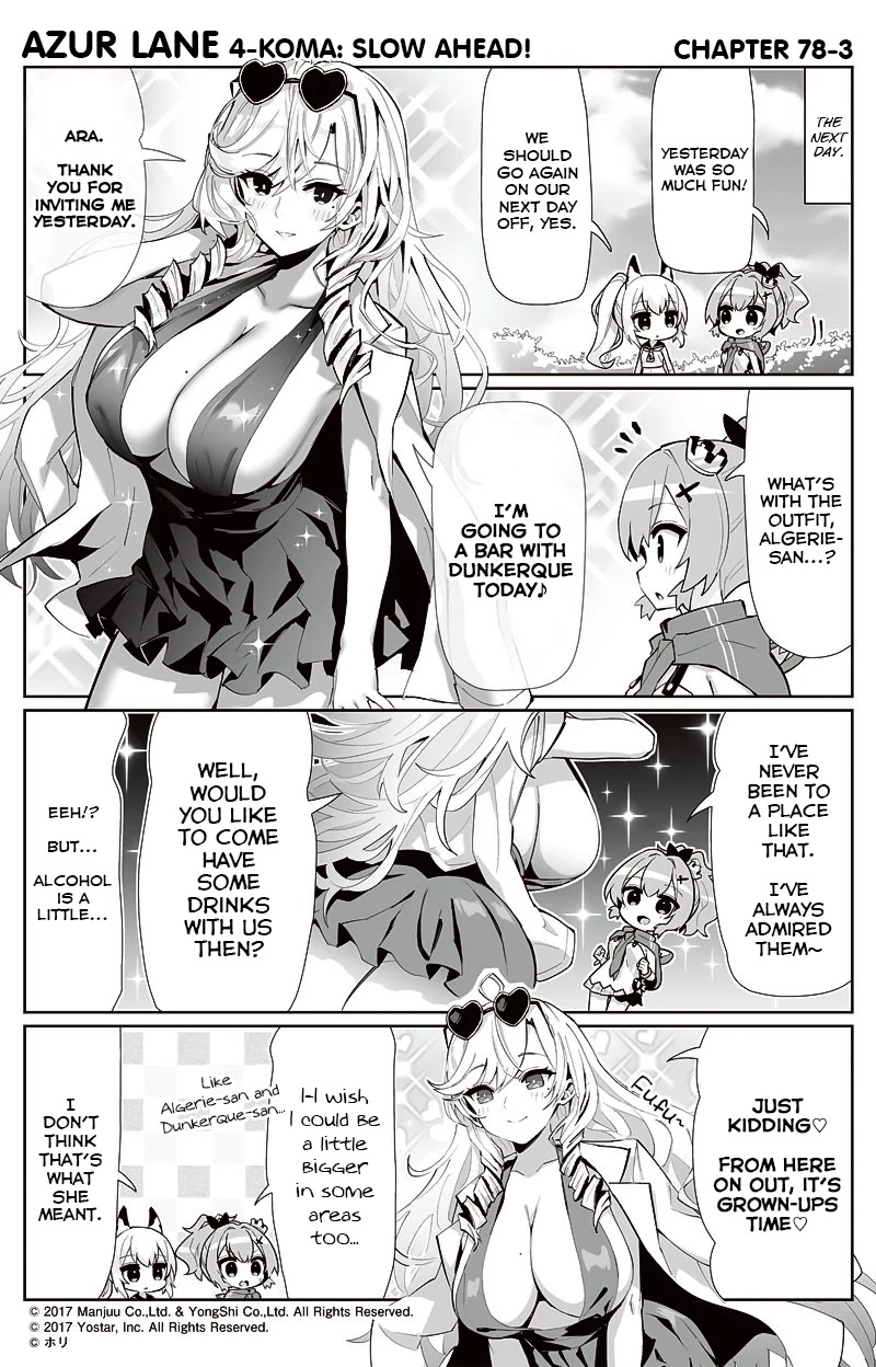 Azur Lane 4-Koma: Slow Ahead - Chapter 78