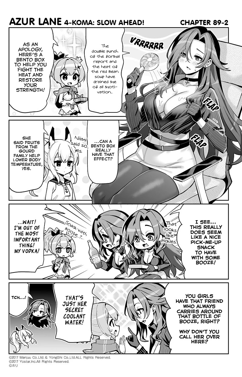 Azur Lane 4-Koma: Slow Ahead - Chapter 89