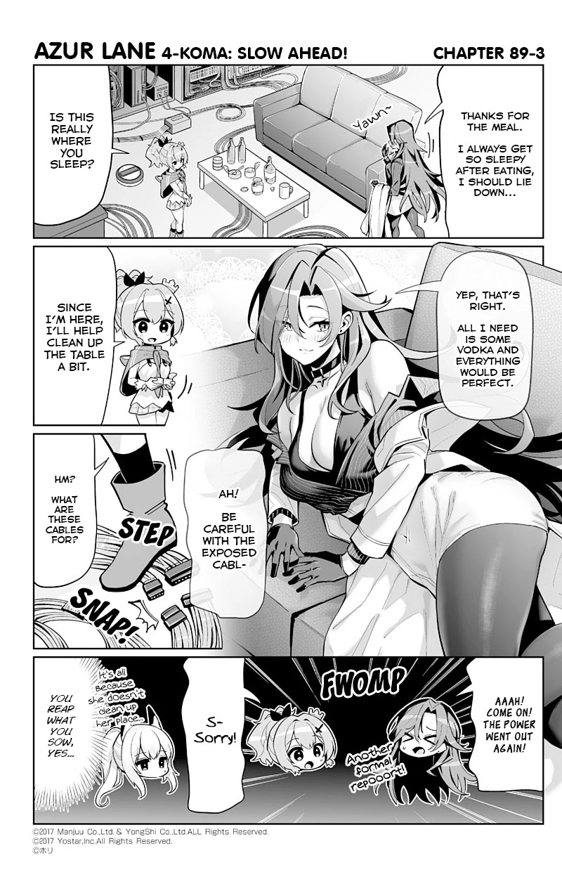 Azur Lane 4-Koma: Slow Ahead - Chapter 89