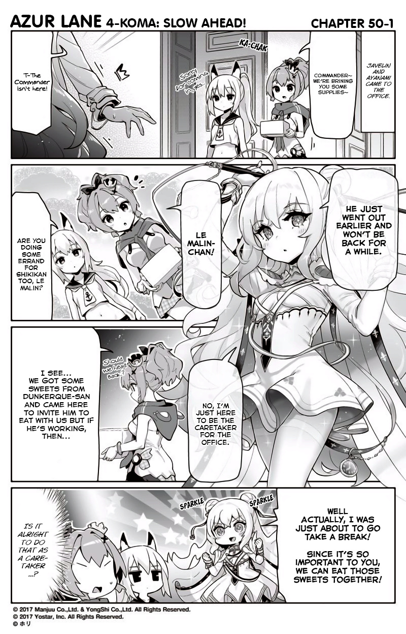 Azur Lane 4-Koma: Slow Ahead - Chapter 50