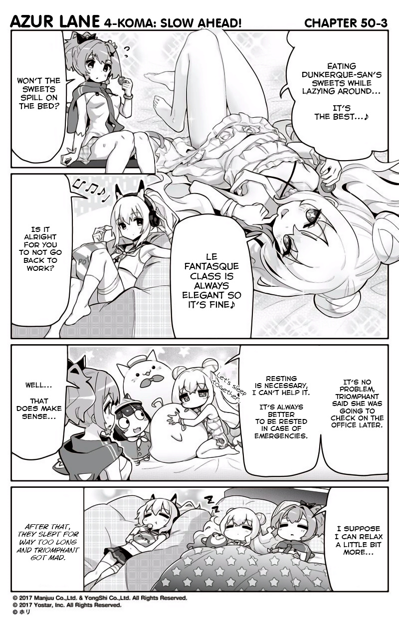 Azur Lane 4-Koma: Slow Ahead - Chapter 50