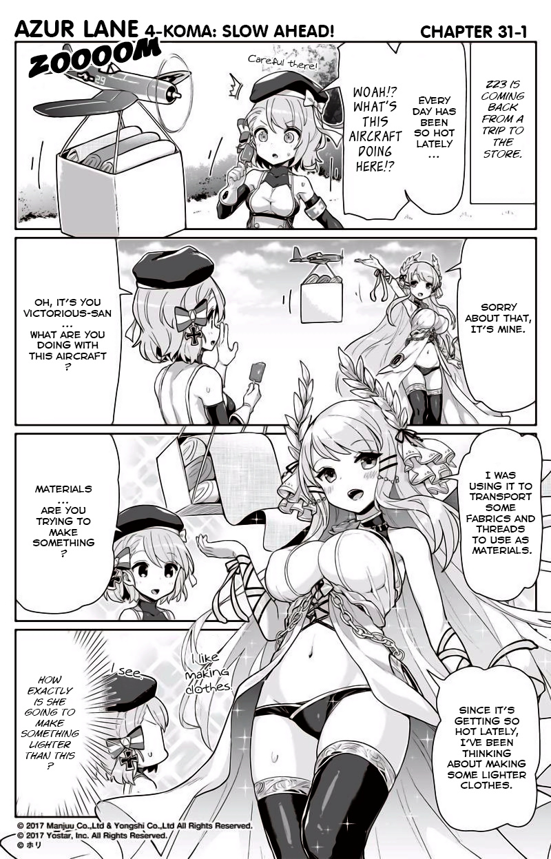 Azur Lane 4-Koma: Slow Ahead - Chapter 31