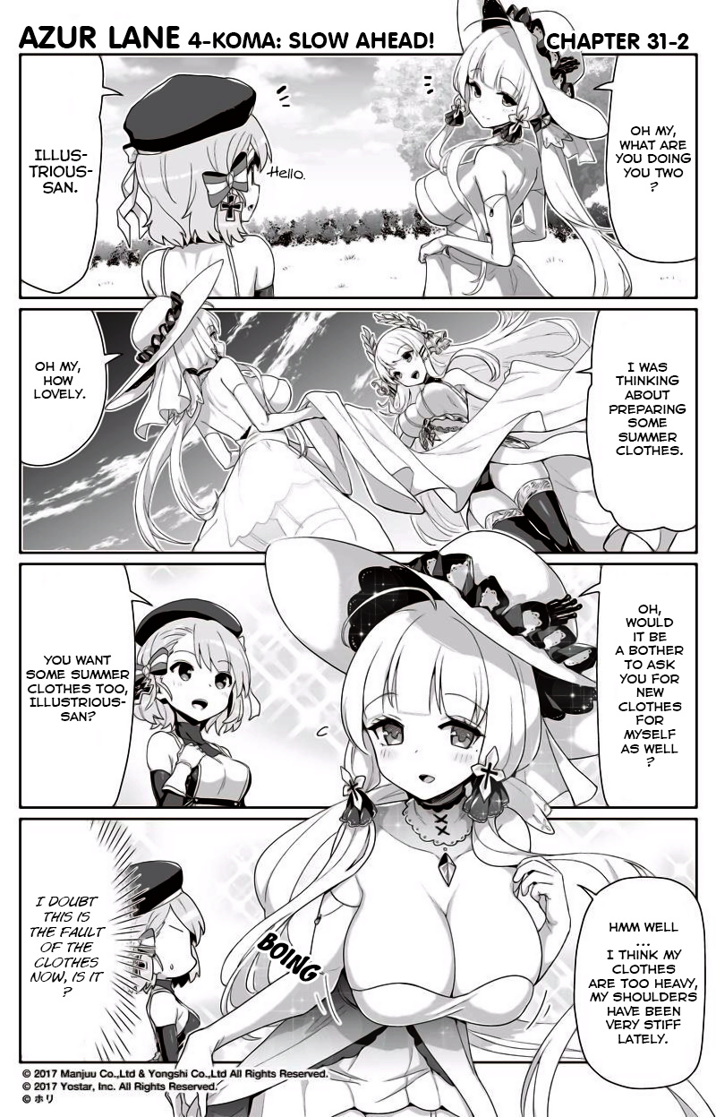 Azur Lane 4-Koma: Slow Ahead - Chapter 31