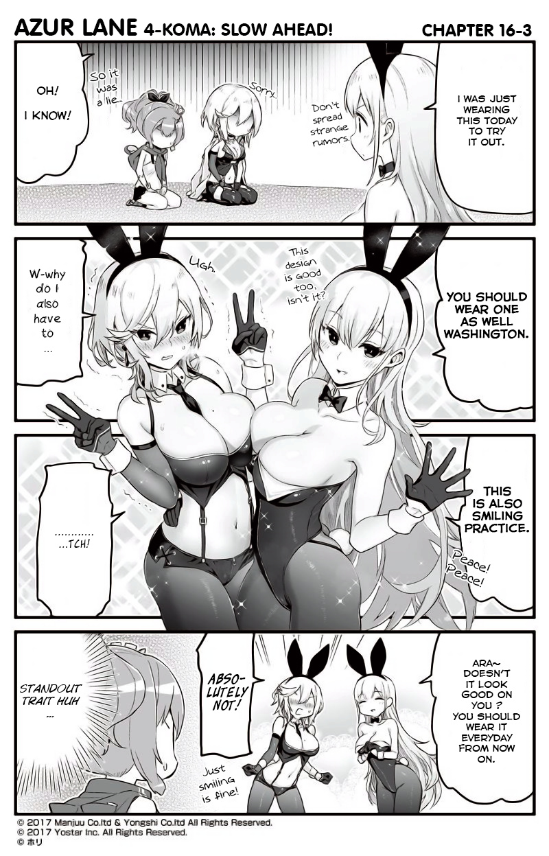 Azur Lane 4-Koma: Slow Ahead - Chapter 16