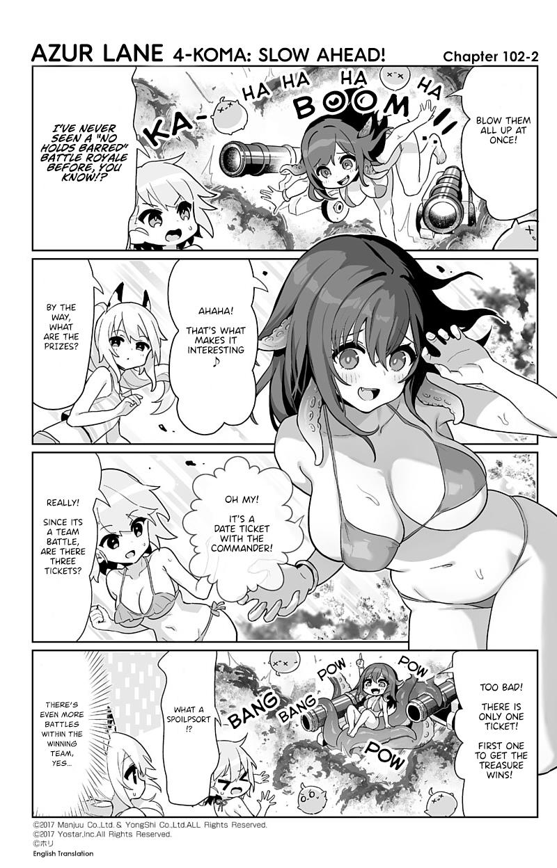 Azur Lane 4-Koma: Slow Ahead - Chapter 102: Royal Fortune