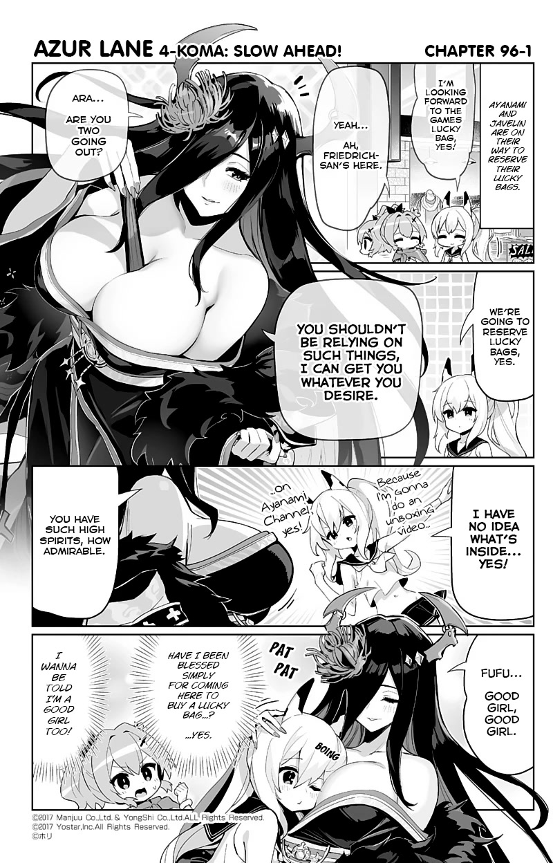 Azur Lane 4-Koma: Slow Ahead - Chapter 96