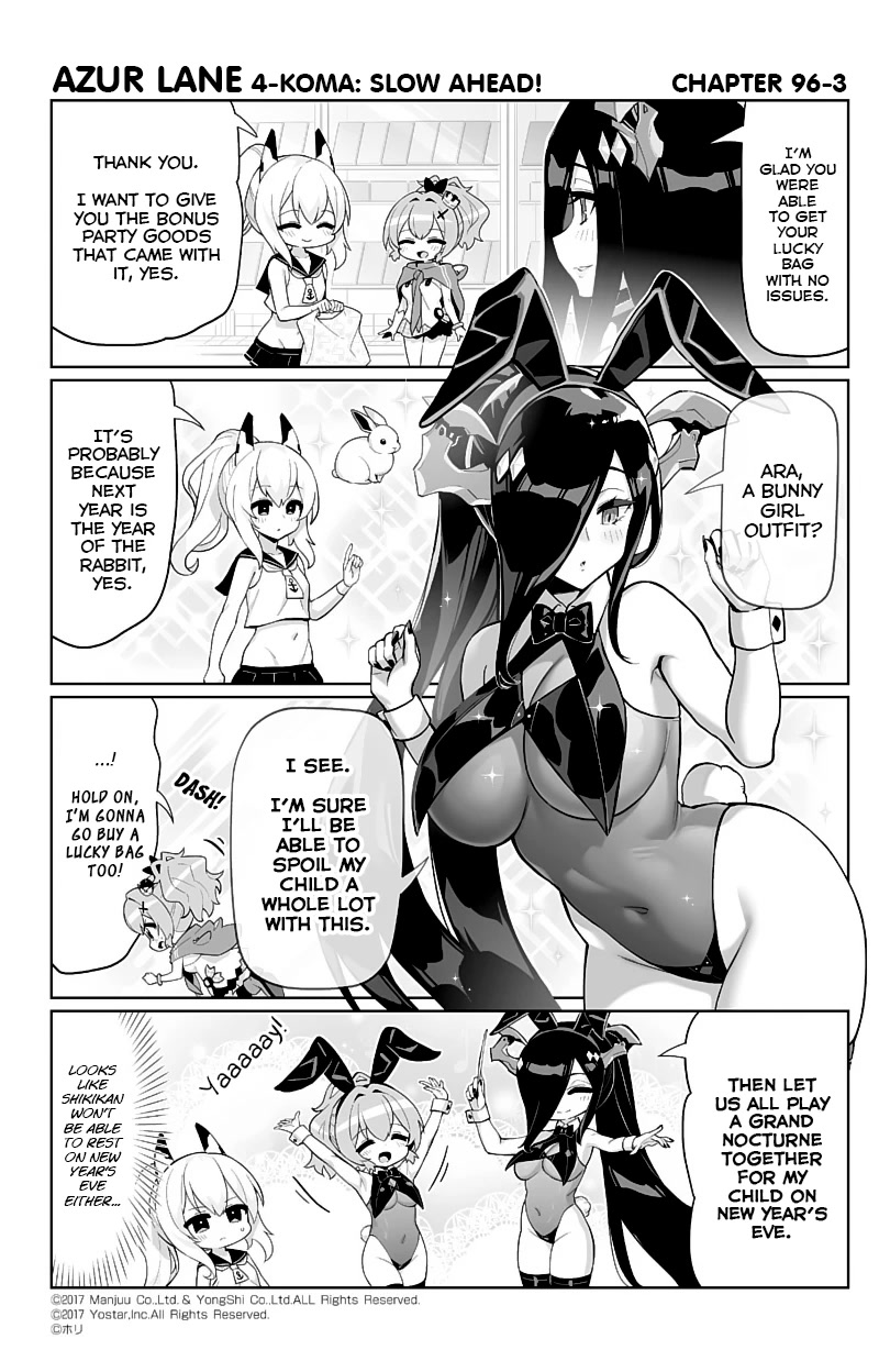 Azur Lane 4-Koma: Slow Ahead - Chapter 96