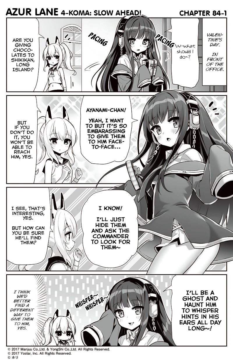 Azur Lane 4-Koma: Slow Ahead - Chapter 84