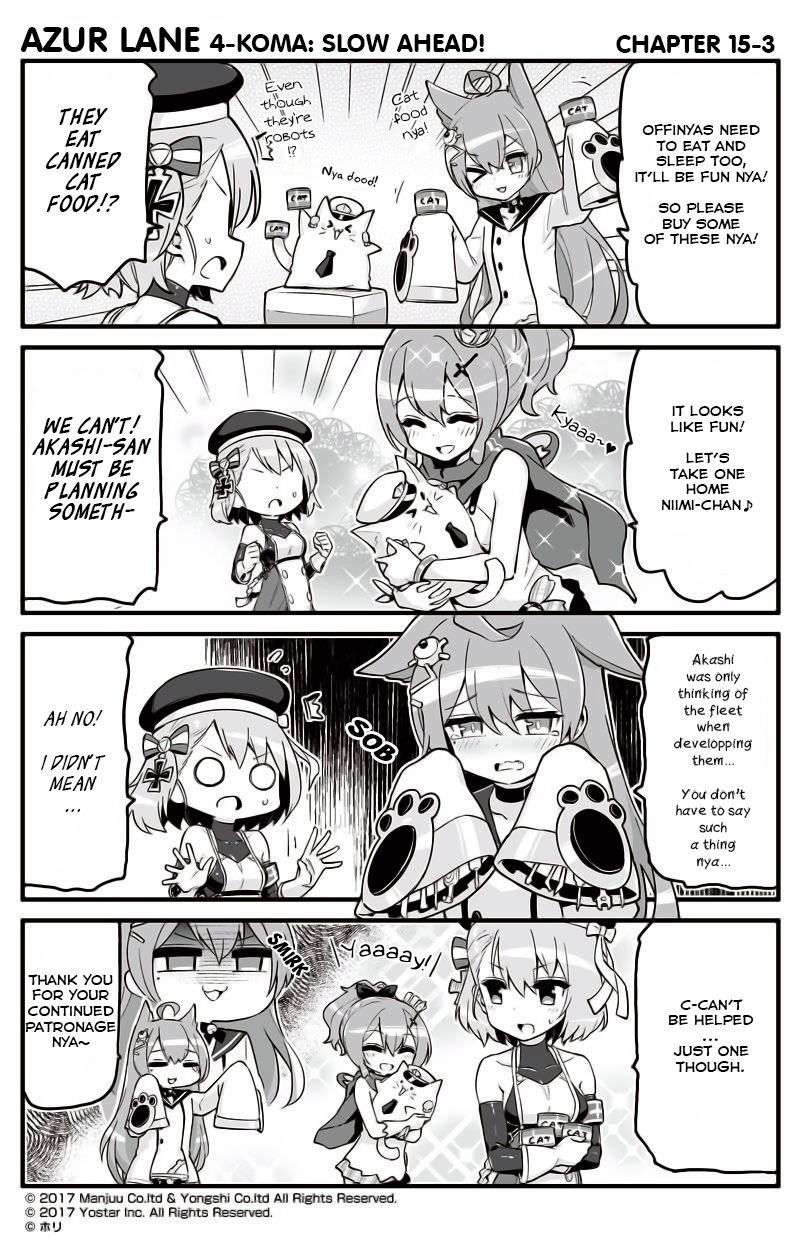 Azur Lane 4-Koma: Slow Ahead - Chapter 15