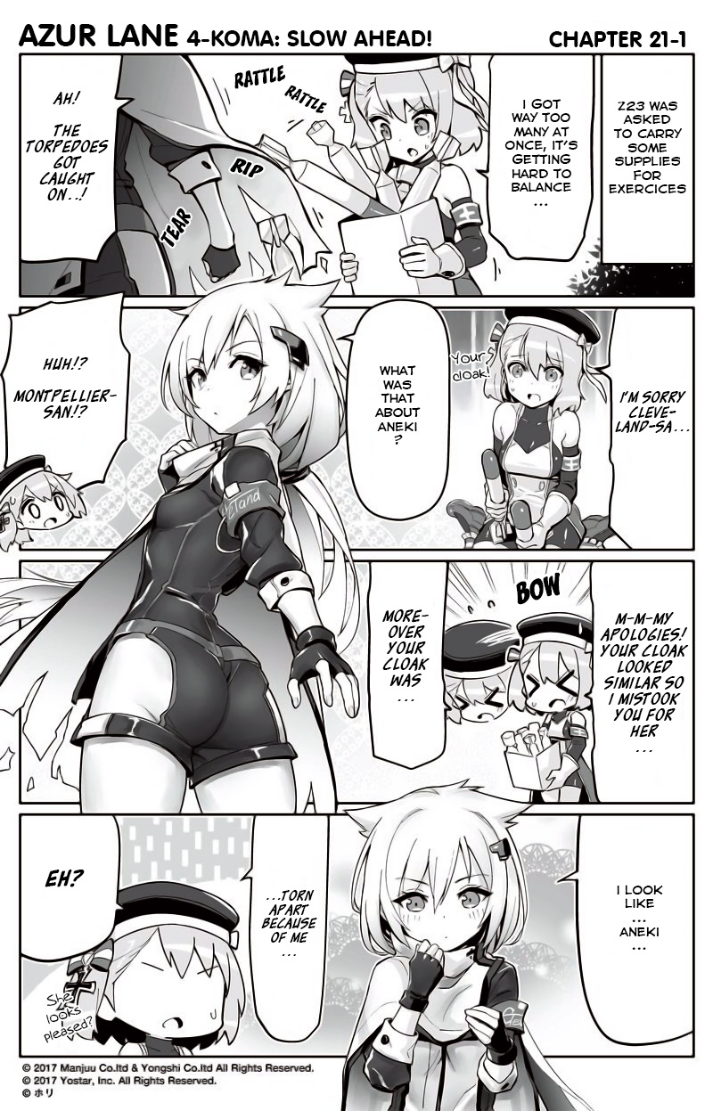 Azur Lane 4-Koma: Slow Ahead - Chapter 21