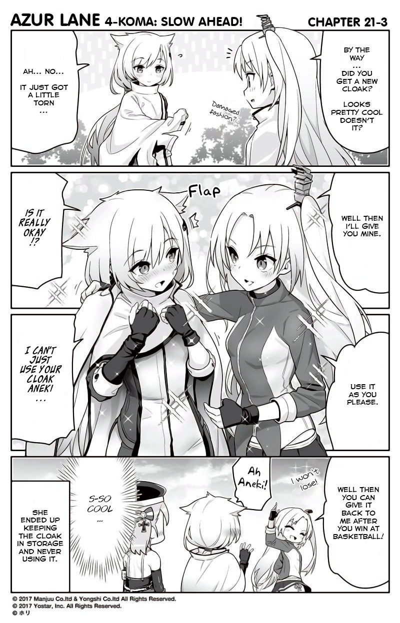 Azur Lane 4-Koma: Slow Ahead - Chapter 21