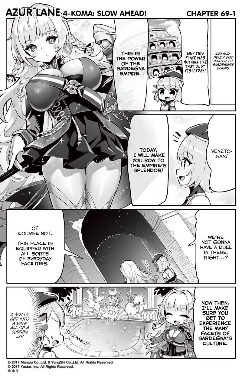 Azur Lane 4-Koma: Slow Ahead - Chapter 69