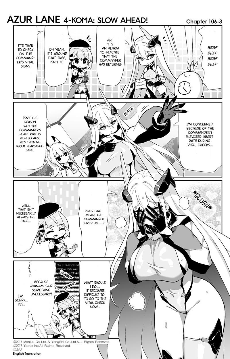 Azur Lane 4-Koma: Slow Ahead - Chapter 106