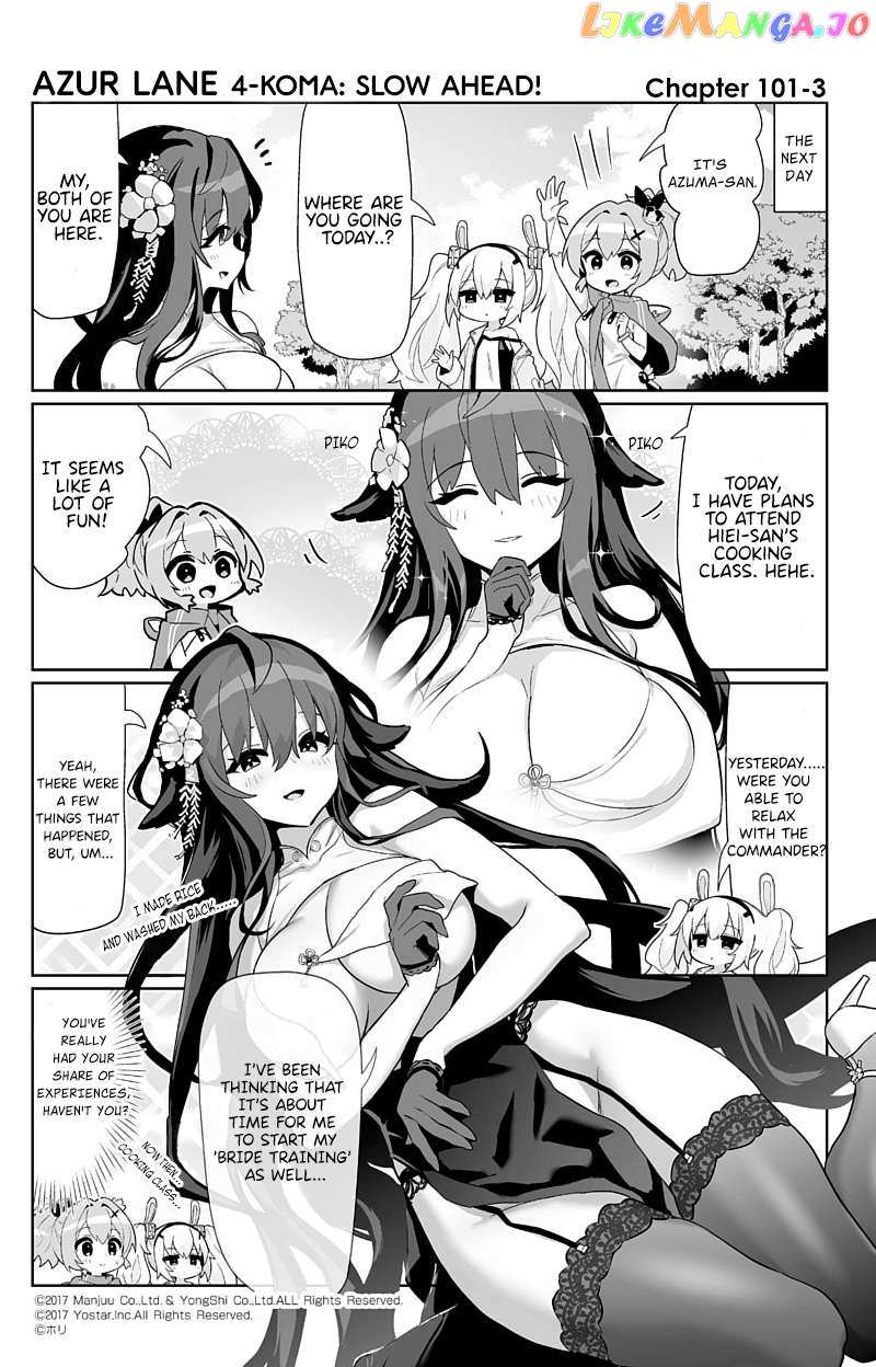 Azur Lane 4-Koma: Slow Ahead - Chapter 101