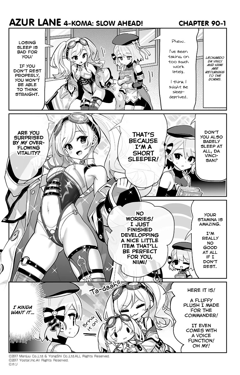 Azur Lane 4-Koma: Slow Ahead - Chapter 90