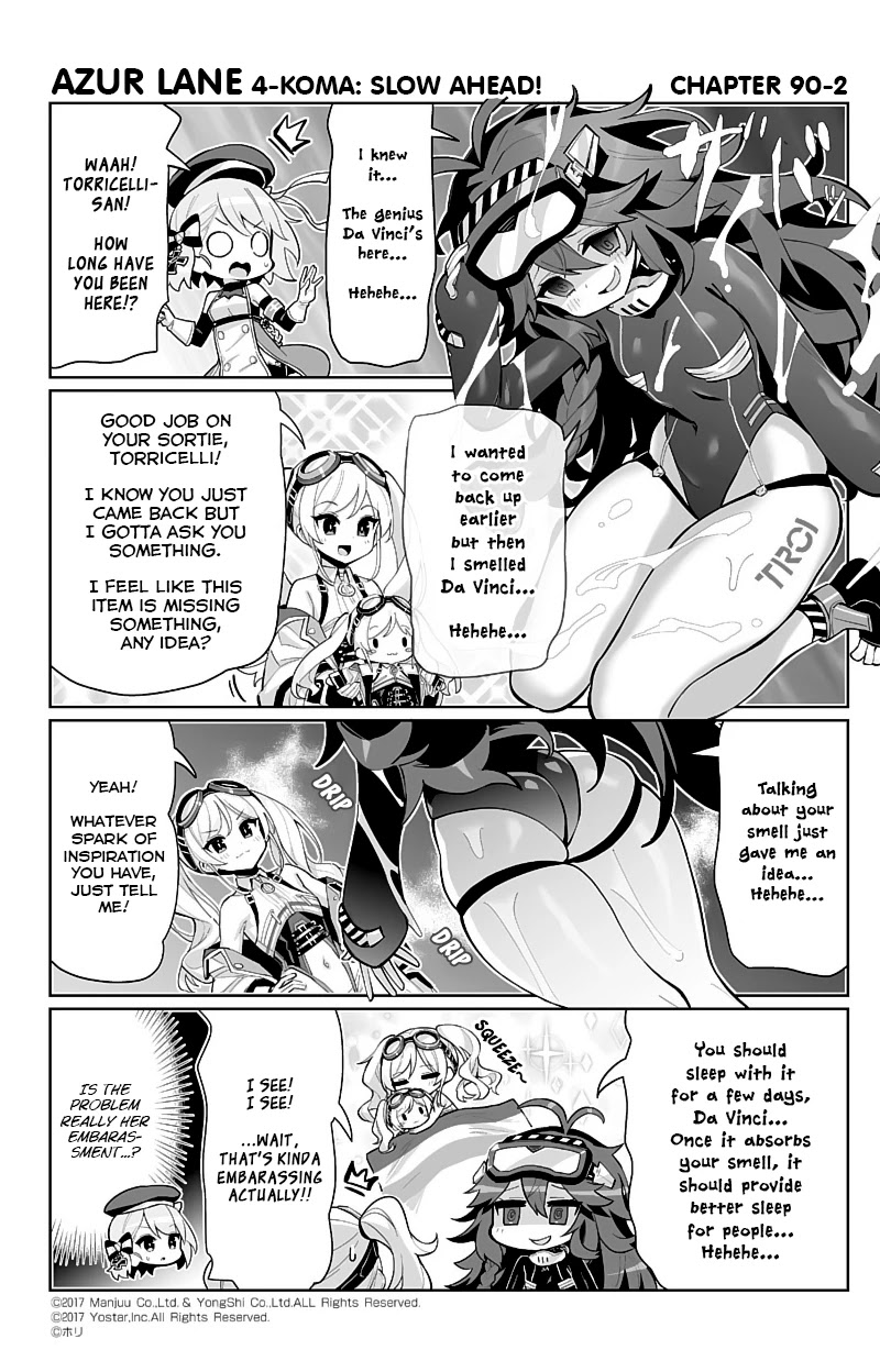 Azur Lane 4-Koma: Slow Ahead - Chapter 90