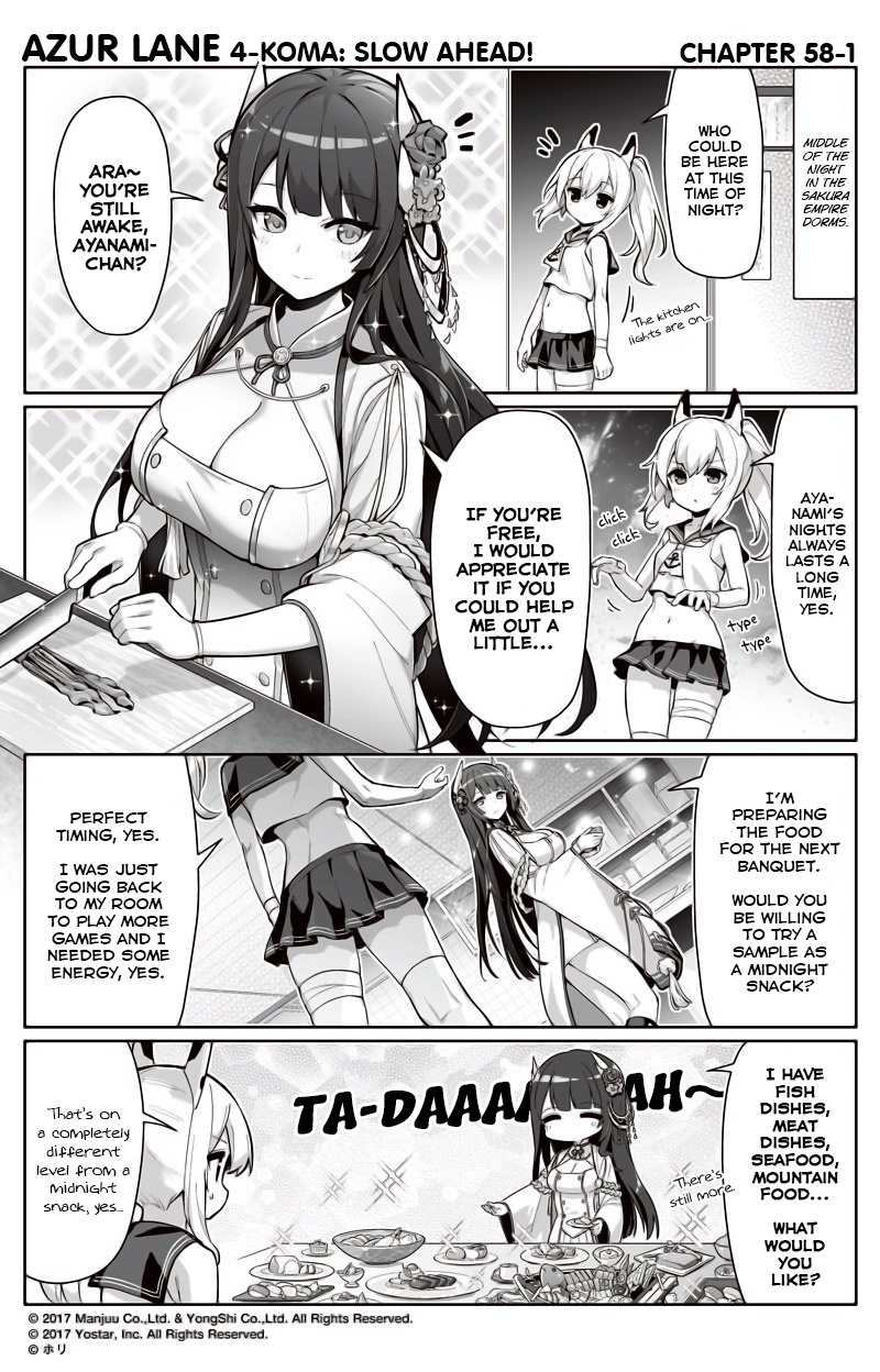 Azur Lane 4-Koma: Slow Ahead - Chapter 58