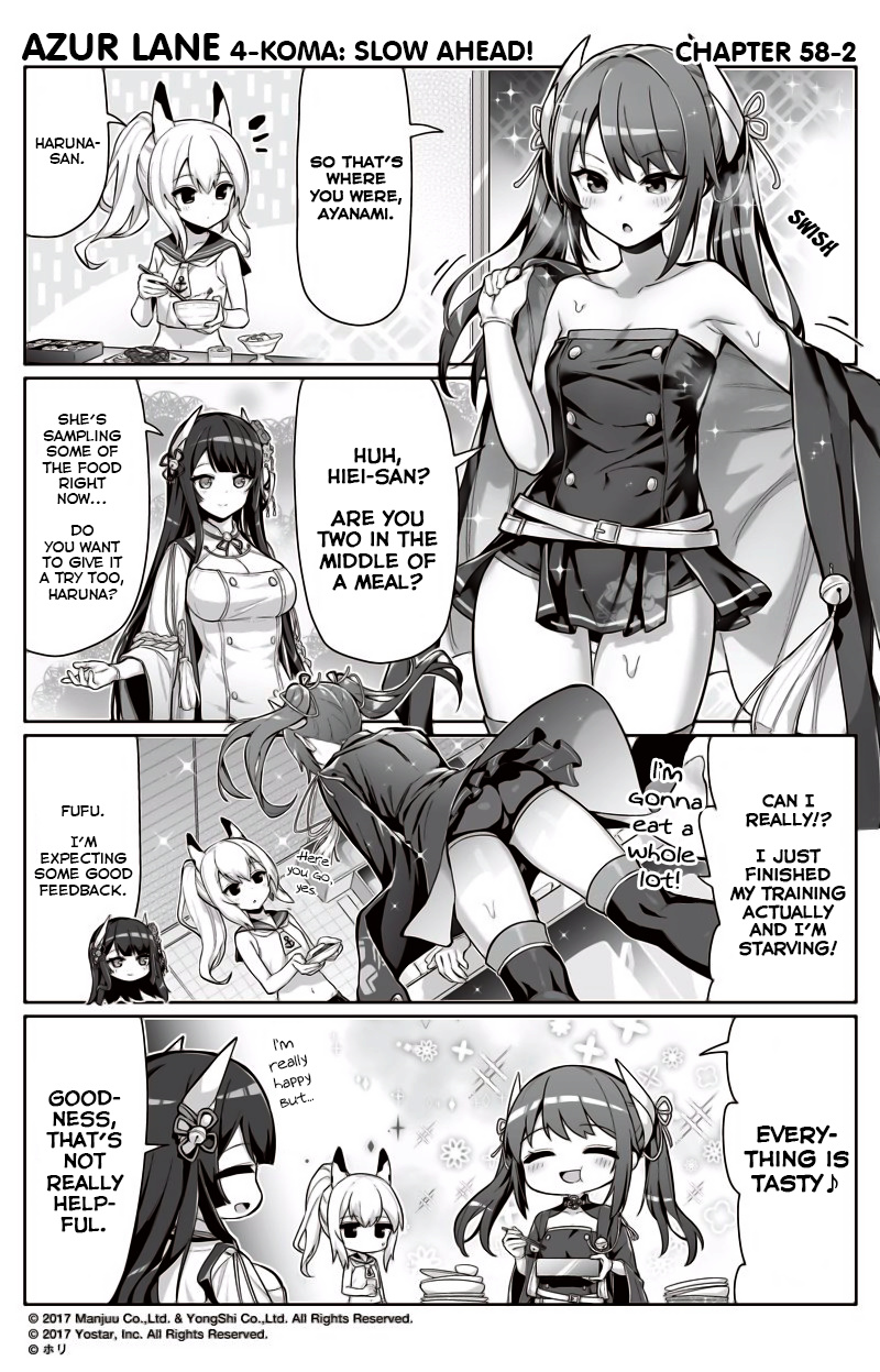 Azur Lane 4-Koma: Slow Ahead - Chapter 58