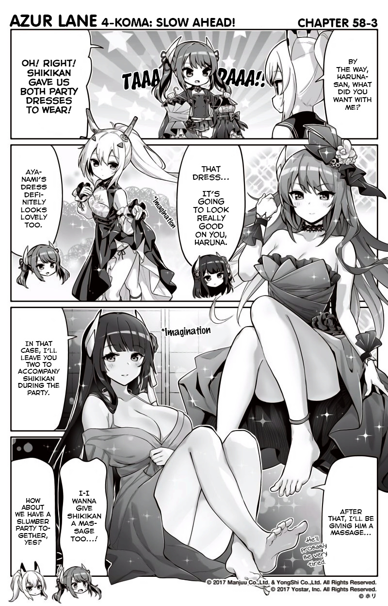 Azur Lane 4-Koma: Slow Ahead - Chapter 58