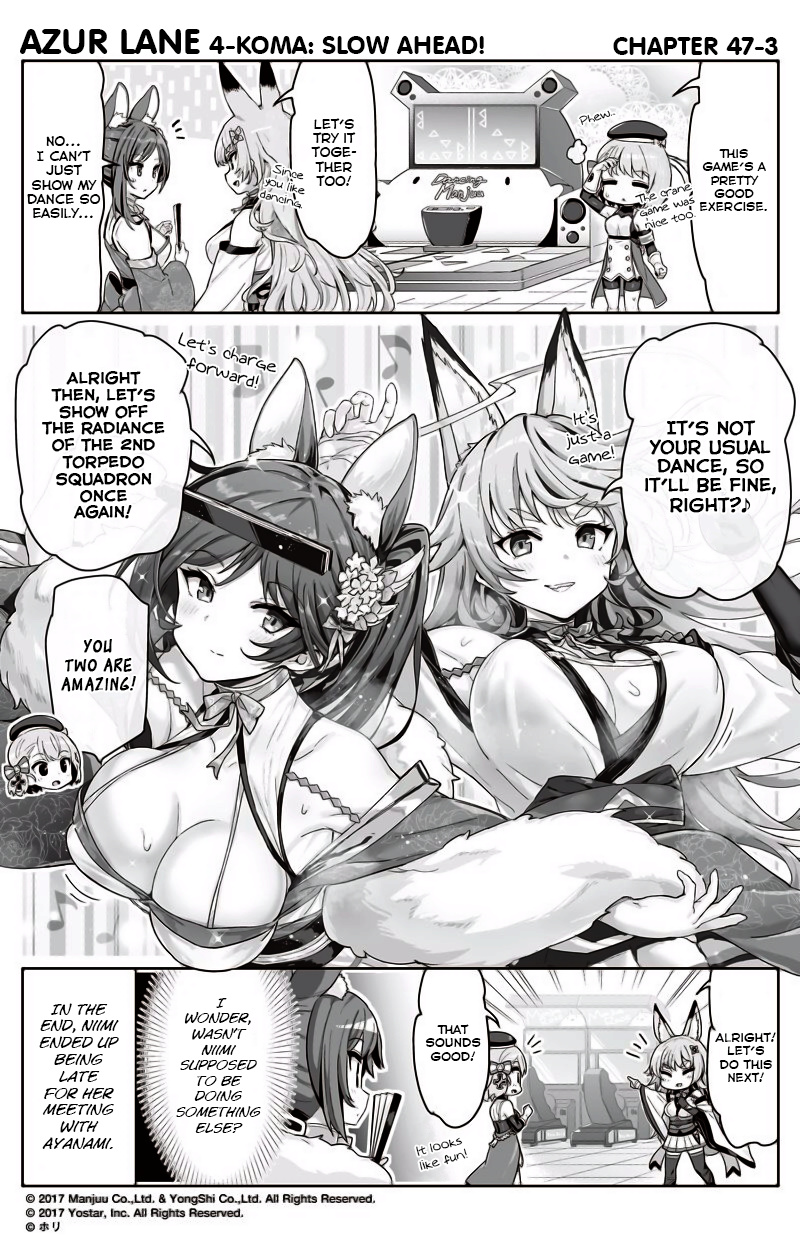 Azur Lane 4-Koma: Slow Ahead - Chapter 47