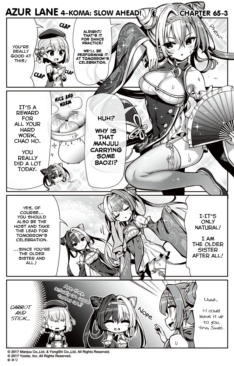 Azur Lane 4-Koma: Slow Ahead - Chapter 65