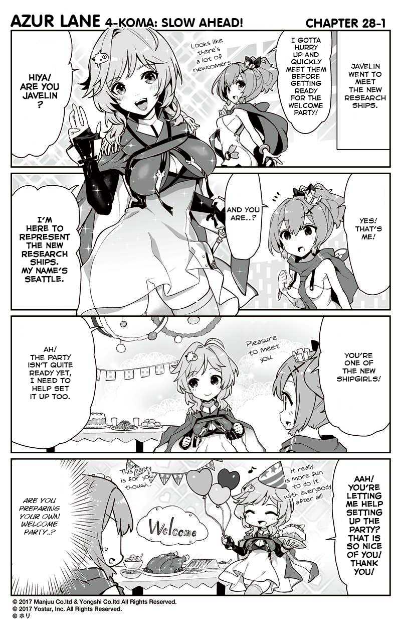 Azur Lane 4-Koma: Slow Ahead - Chapter 28