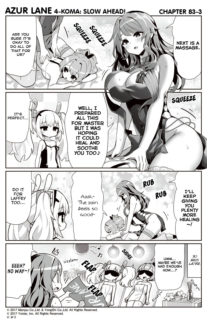 Azur Lane 4-Koma: Slow Ahead - Chapter 83