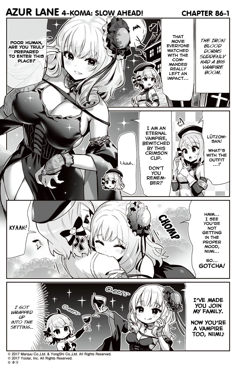 Azur Lane 4-Koma: Slow Ahead - Chapter 86