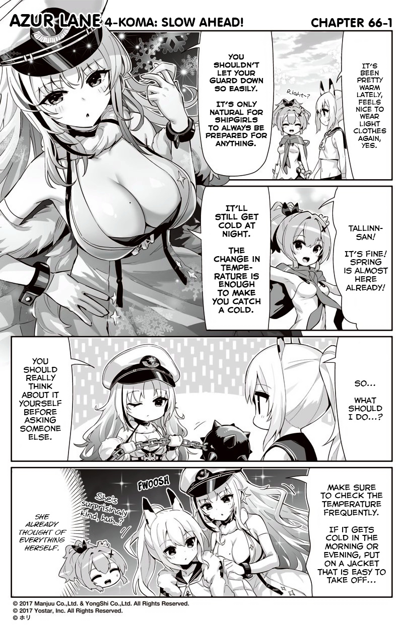 Azur Lane 4-Koma: Slow Ahead - Chapter 66