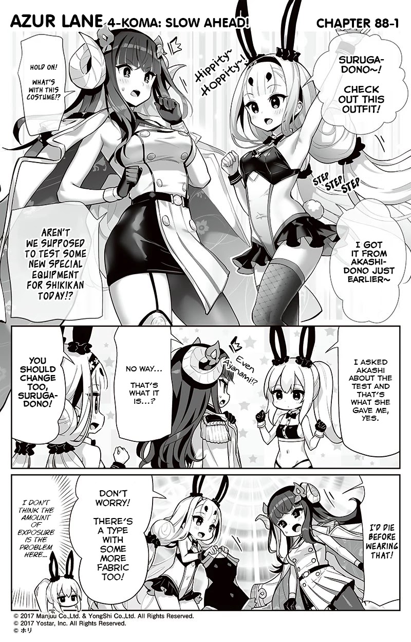 Azur Lane 4-Koma: Slow Ahead - Chapter 88