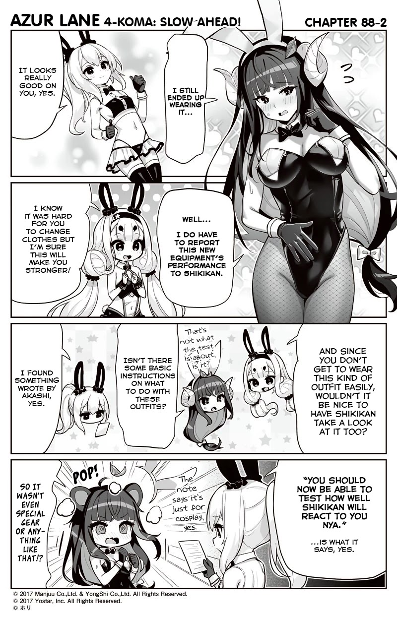 Azur Lane 4-Koma: Slow Ahead - Chapter 88