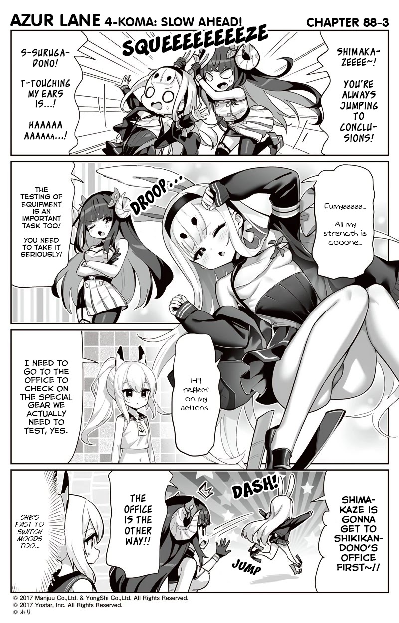 Azur Lane 4-Koma: Slow Ahead - Chapter 88