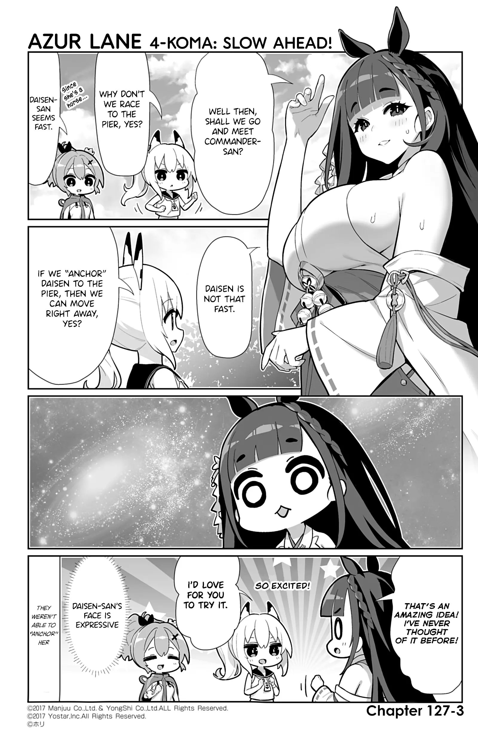 Azur Lane 4-Koma: Slow Ahead - Chapter 127: Daisen