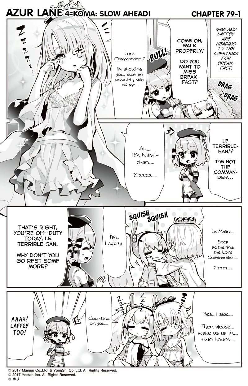 Azur Lane 4-Koma: Slow Ahead - Chapter 79