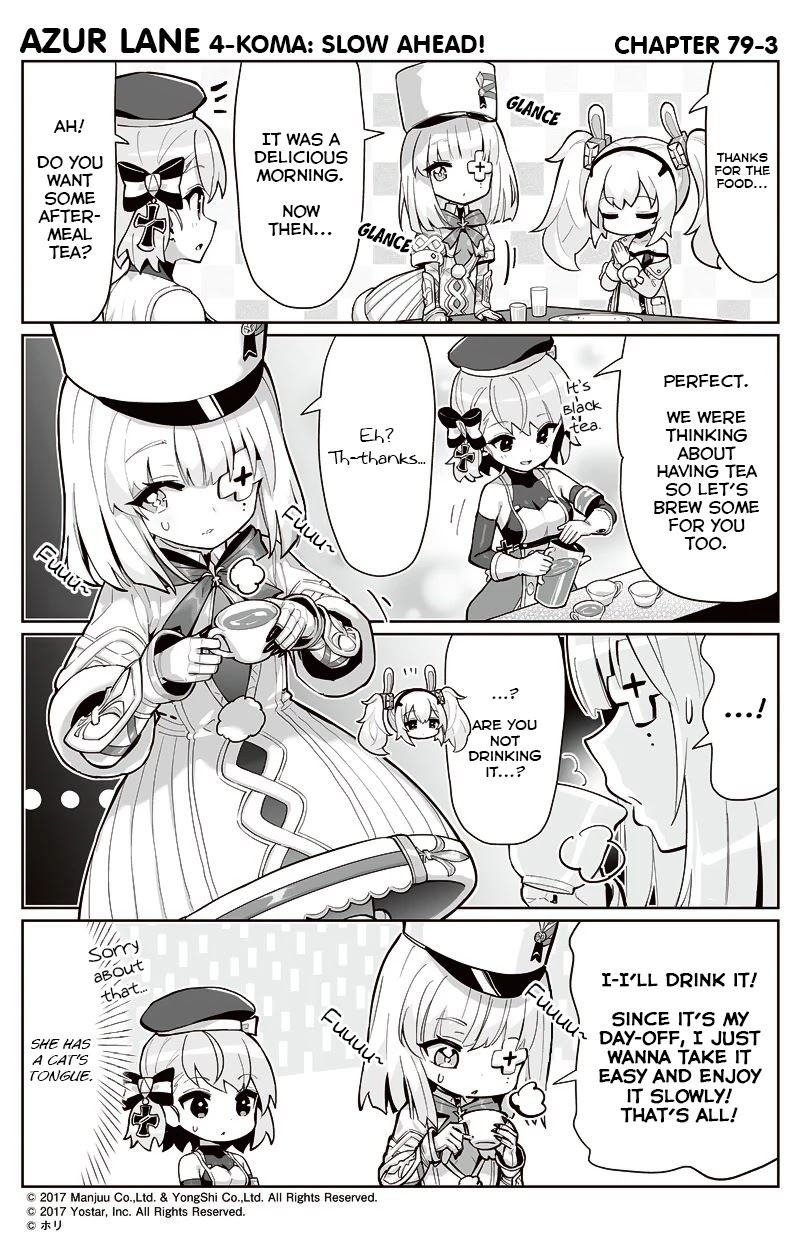 Azur Lane 4-Koma: Slow Ahead - Chapter 79