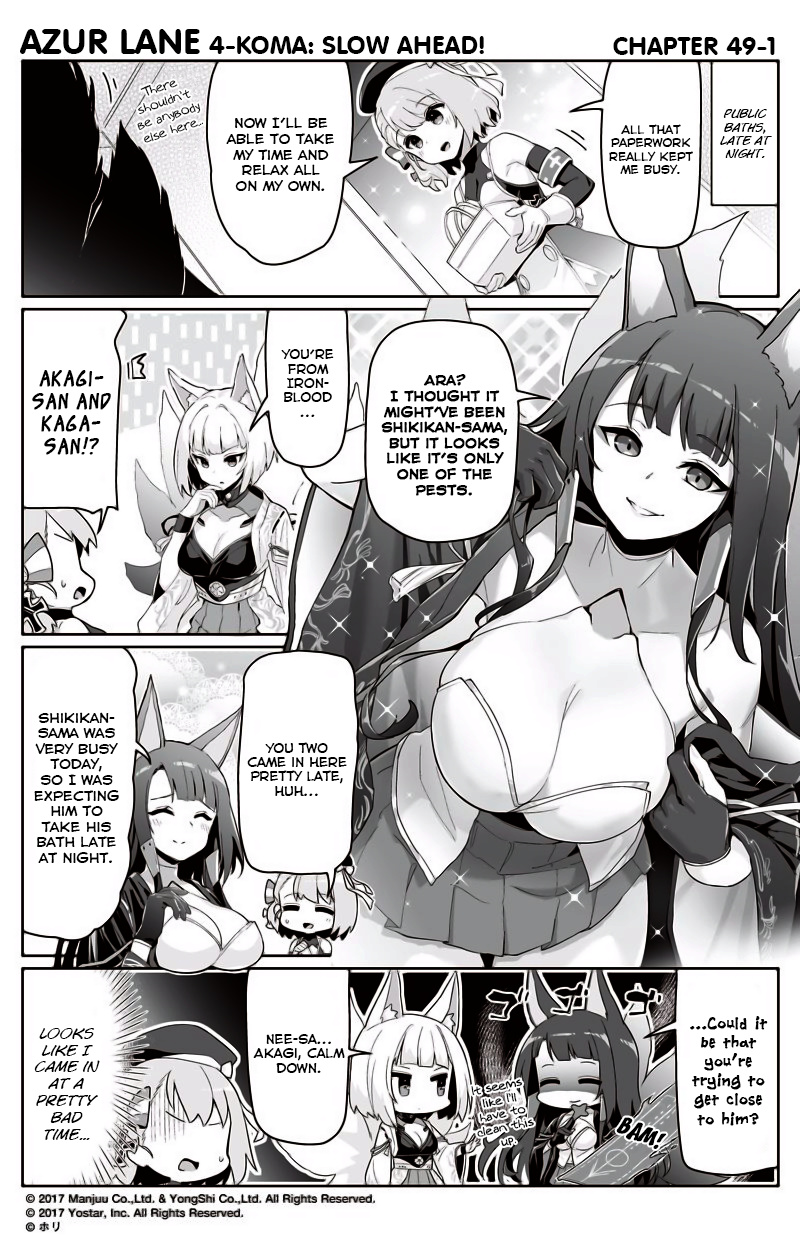 Azur Lane 4-Koma: Slow Ahead - Chapter 49